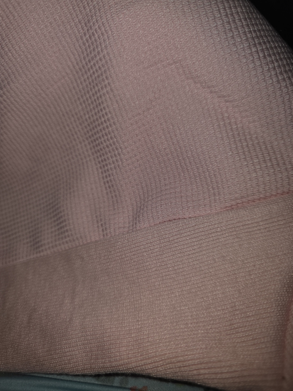 Pink Waffle Knit Shacket Oversized Button Down Shirt Jacket Soft Cozy Layering - Picture 9 of 10